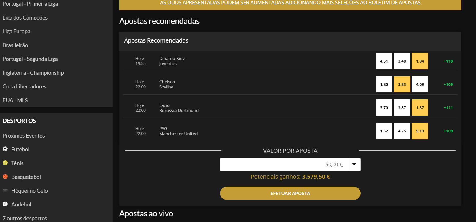 esc online apostas