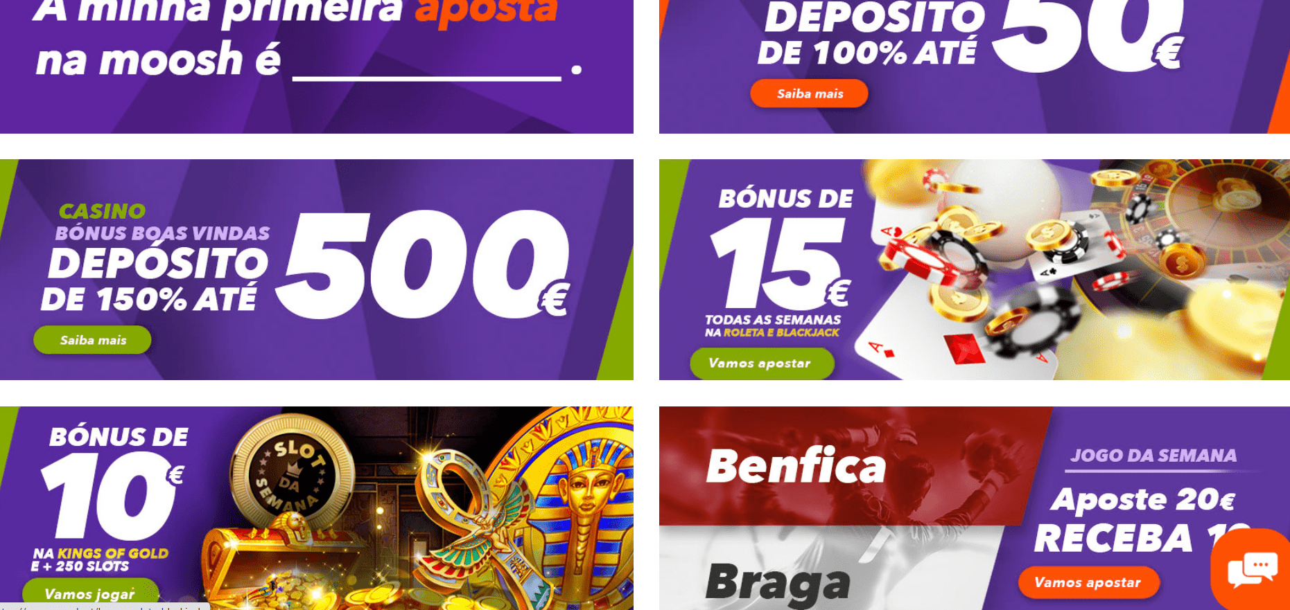 Moosh pt promocoes