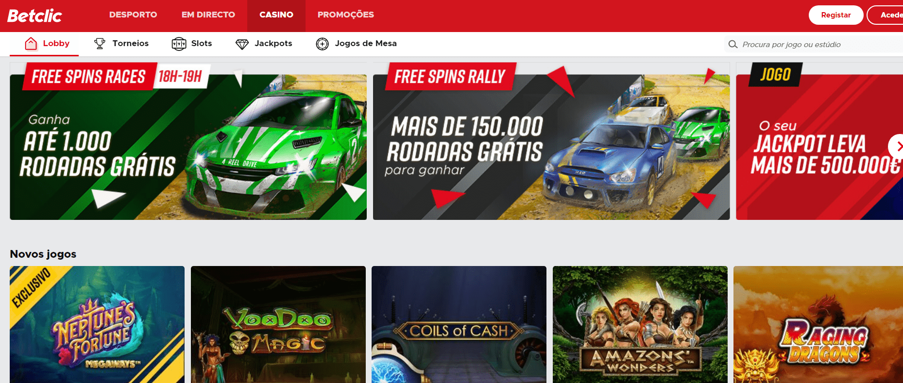 Betclic casino pt