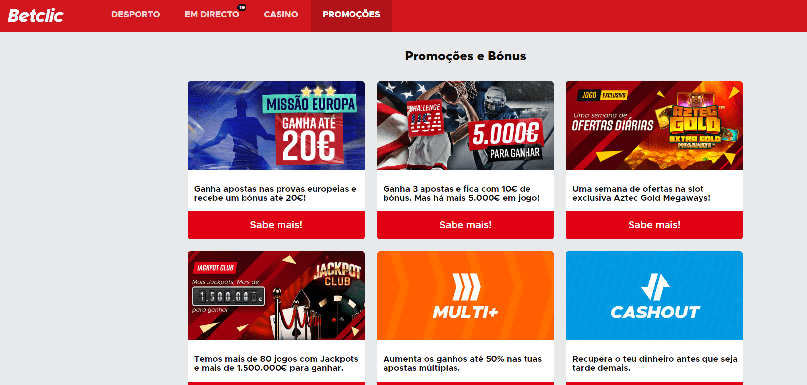 Betclic promocoes
