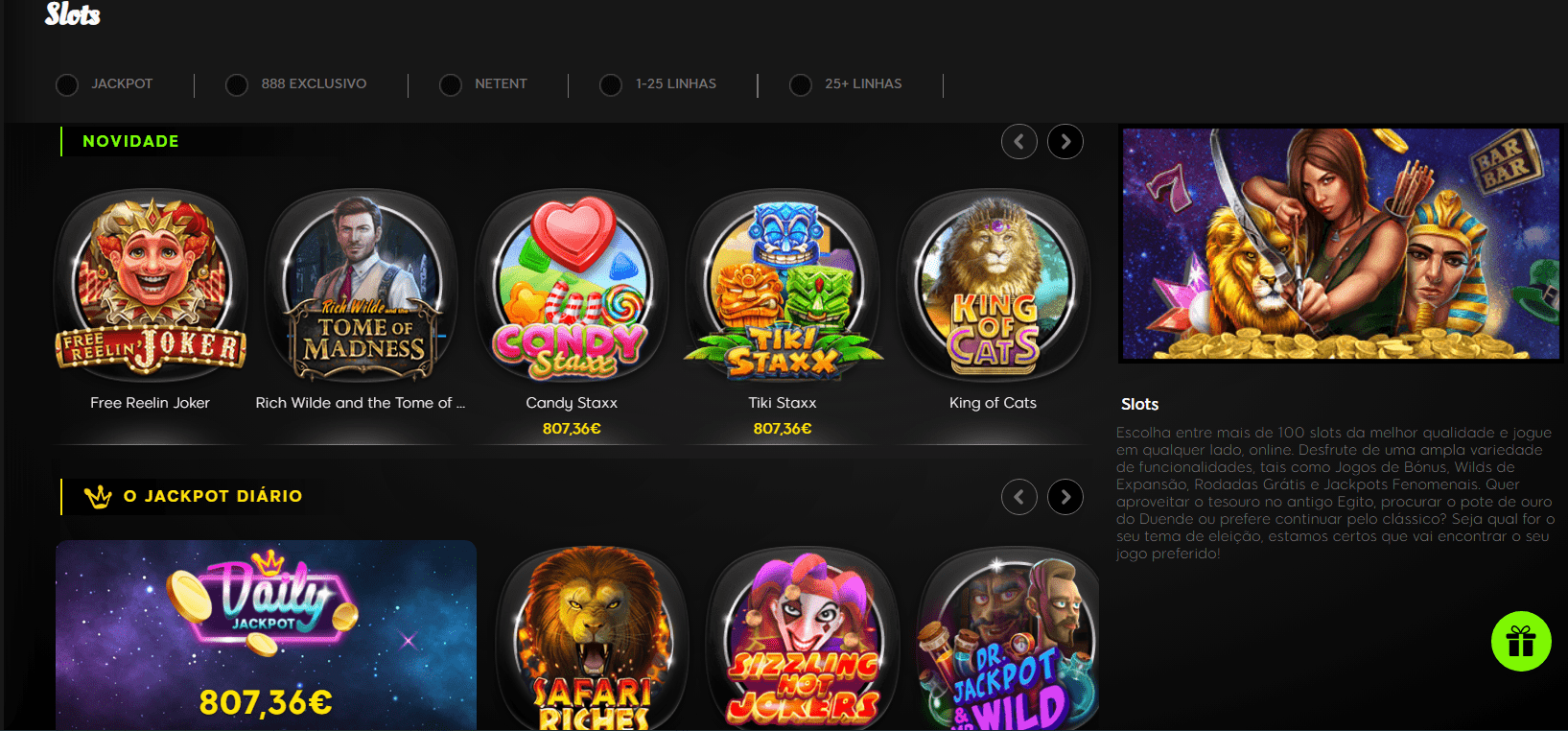 melhores slots