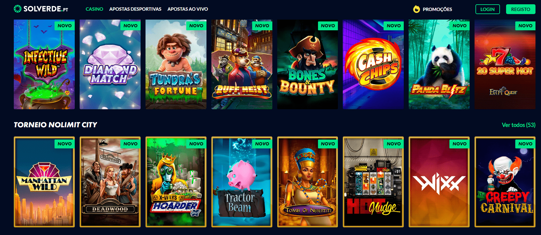 Casino Solverde jogos